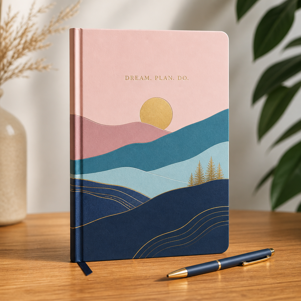 A4 Journal Notebook With Pen