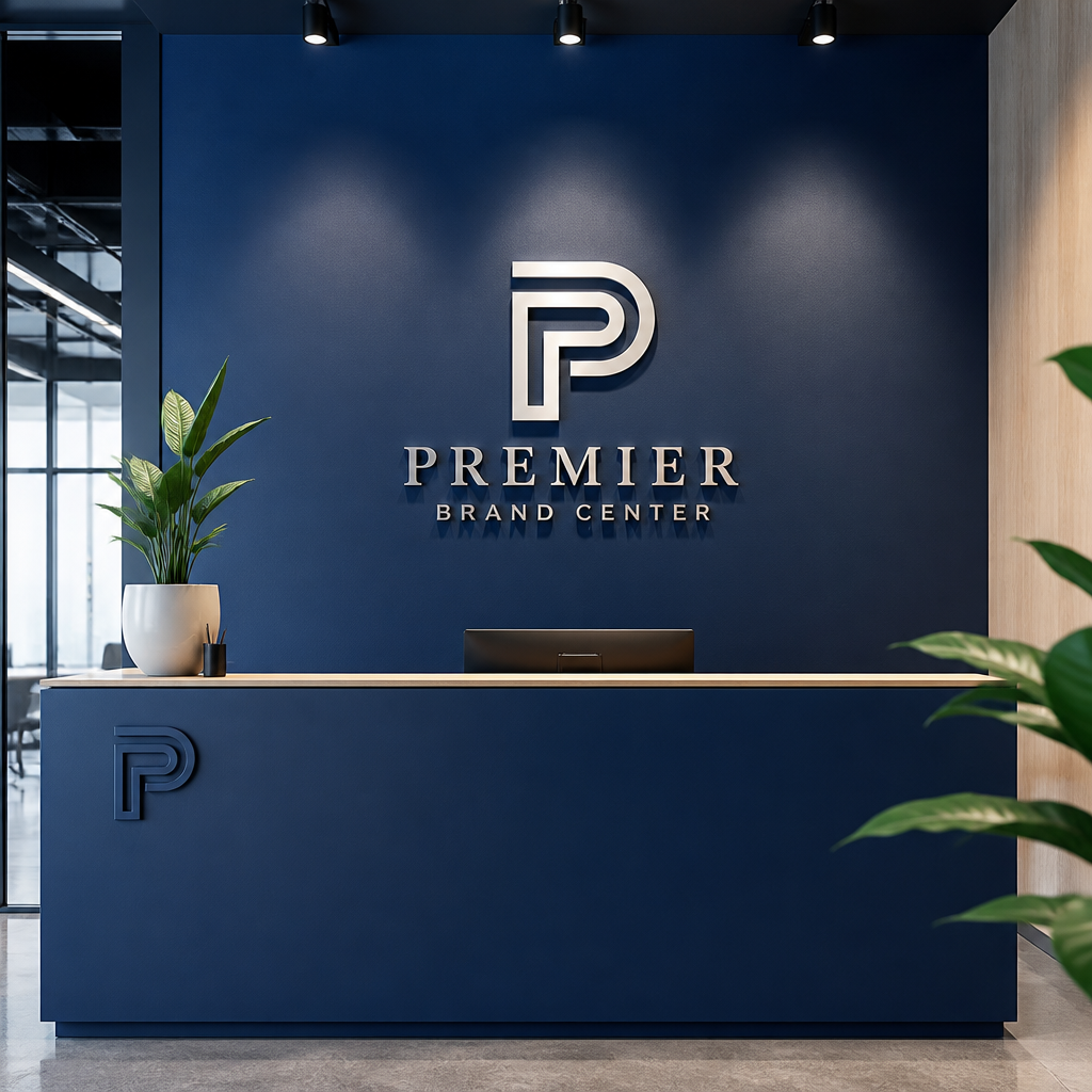 Front Desk Office Branding